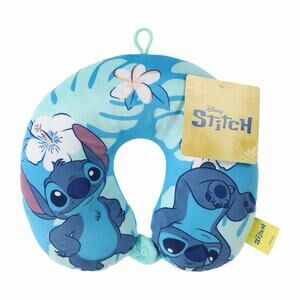 🔥 Disney Stitch Travel Comfort Pillow with Snap 12in x 13in BNWT🔥